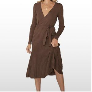 BCBGMaxAzria Dark Brown knit dress